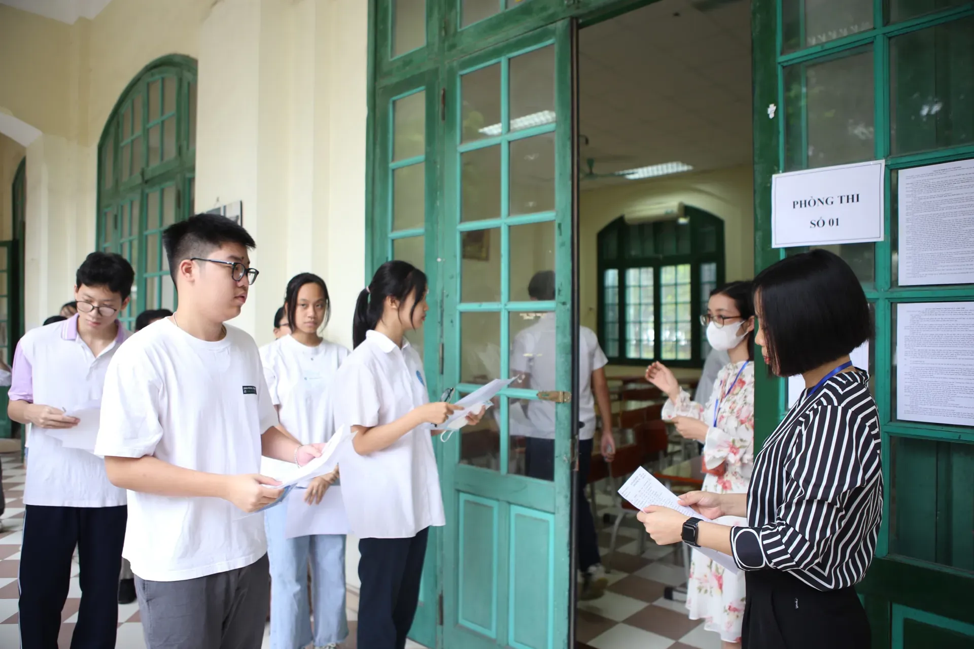 Thí sinh dự thi lớp 10 năm 2024.