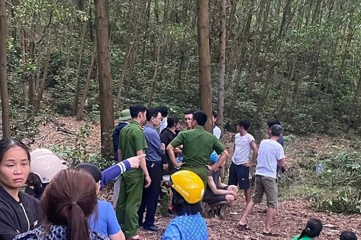 Hiện trường nơi xảy ra vụ việc đau lòng.