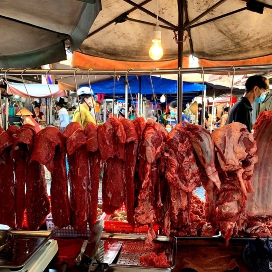 Mua thịt bò cần chú ý quan sát kỹ lưỡng