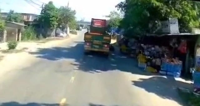 Hiện trường vụ tai nạn. Ảnh: Báo Dân Trí.