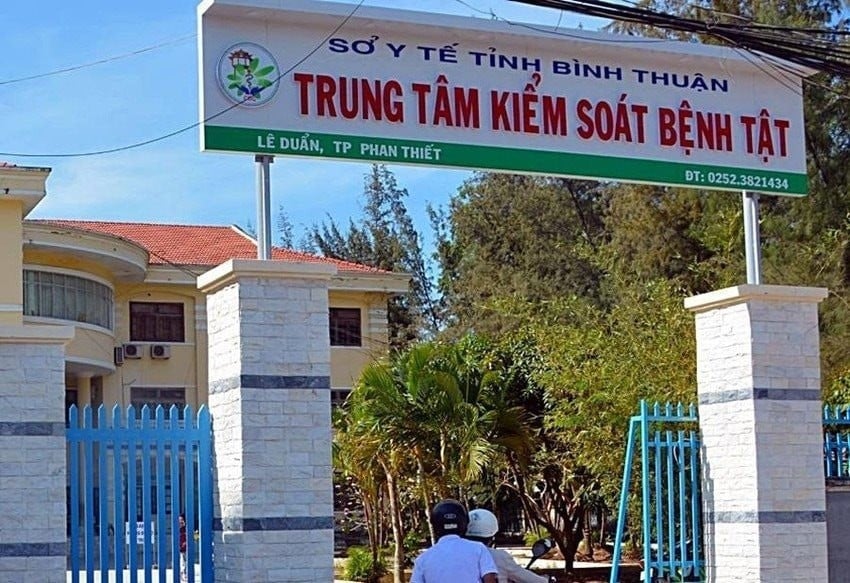 Trung tâm kiểm soát bệnh tật tỉnh Bình Thuận.