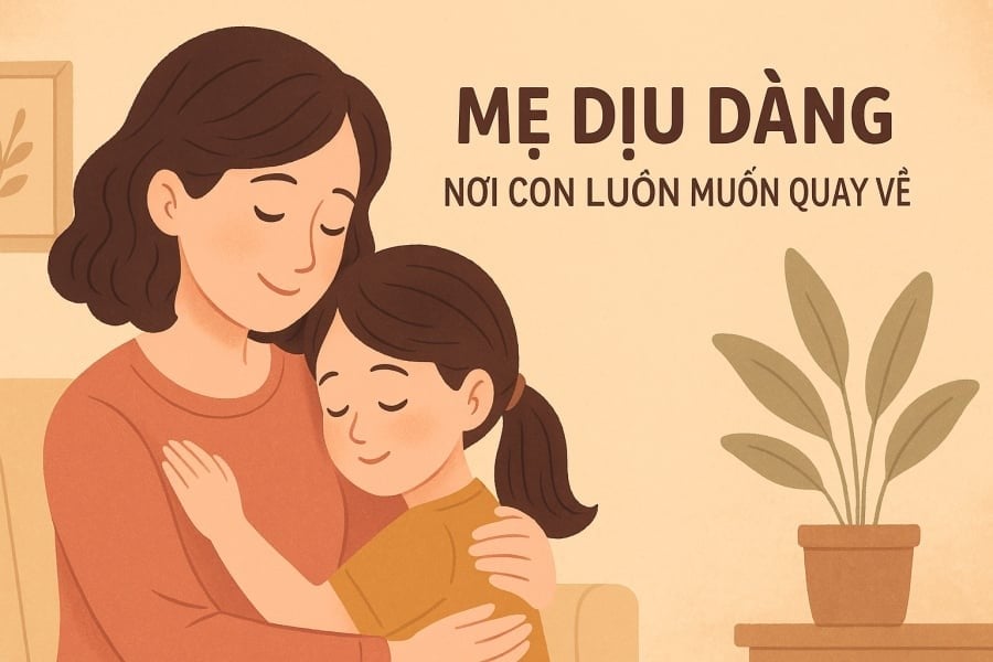 Mẹ dịu dàng, nơi con luôn muốn quay về