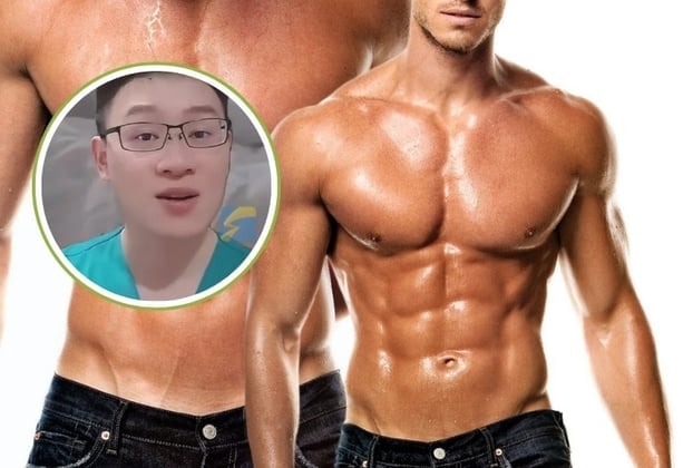 Bác sĩ He Zhenye gây chú ý với lời khuyên phụ nữ bị mệt mỏi nên ngắm trai đẹp cơ bắp.