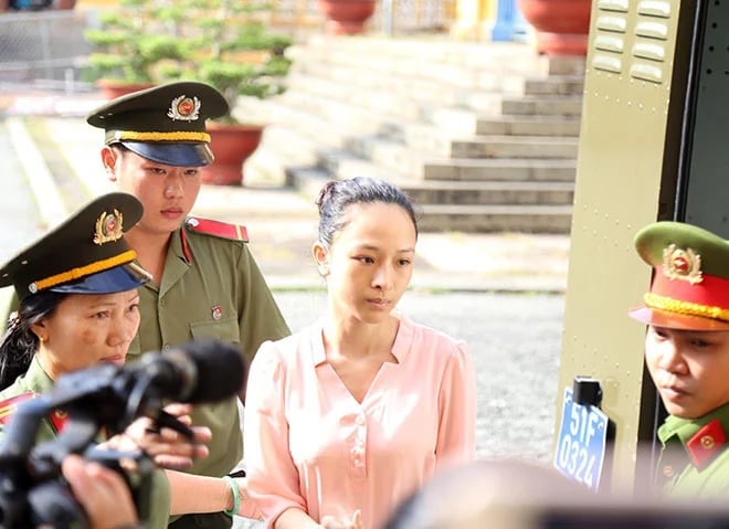 Trương Hồ Phương Nga thời điểm bị bắt.