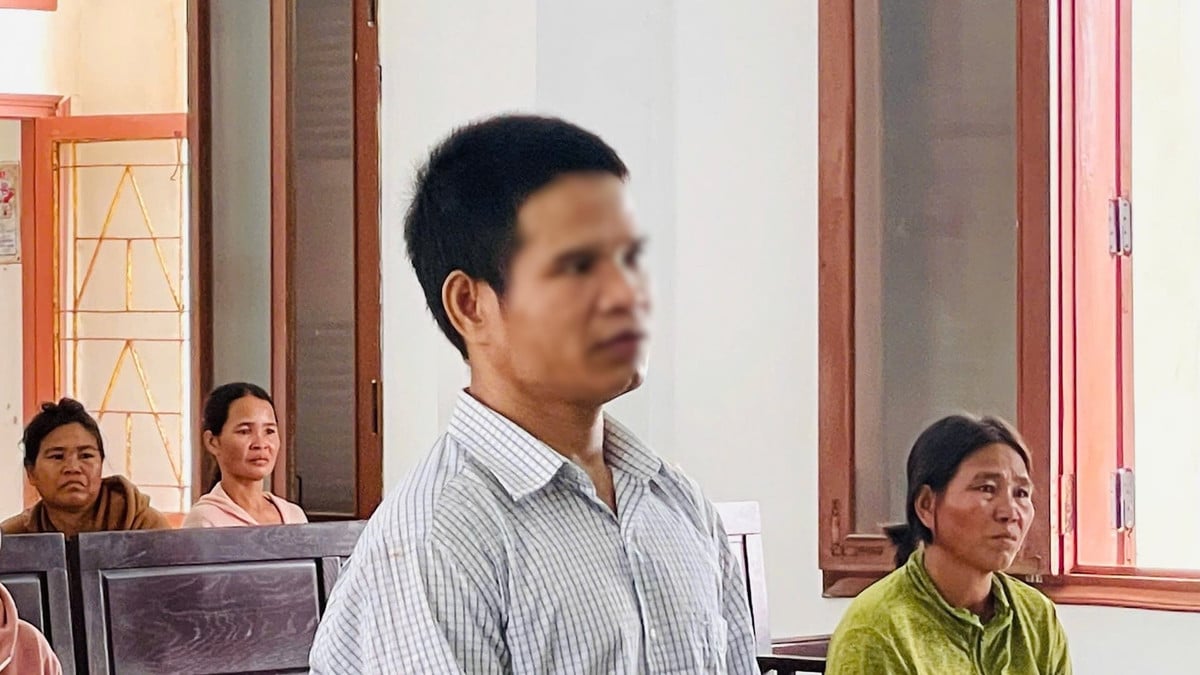 Bị cáo La Lan Minh tại phiên toà.