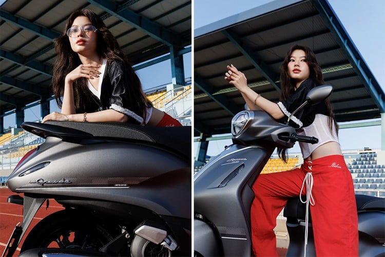 Yamaha Grande sở hữu thiết kế tinh tế và thanh lịch.