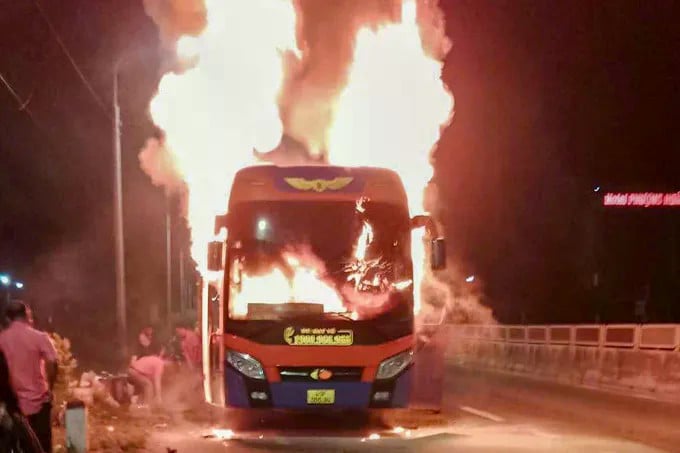 Hiện trường vụ hoả hoạn.