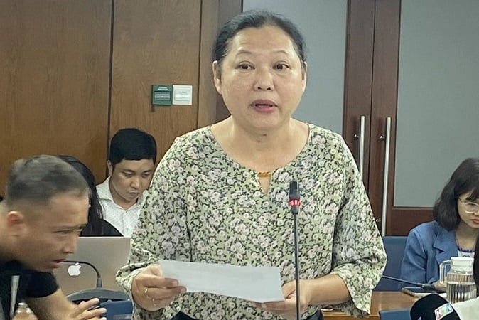 Bà Phạm Đắc Mỵ Trân, quyền Trưởng Phòng Truyền thông xã hội và nội dung số, Sở Văn hóa và Thể thao TPHCM, đã thông tin về một TikToker quảng bá kẹo rau củ Kera. Ảnh: Báo Dân Trí.