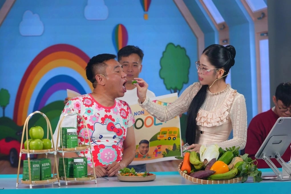 Quang Linh Vlogs, Hằng Du Mục, và hoa hậu Thùy Tiên bị khởi tố, bắt tạm giam vì liên quan đến kẹo Kera. Ảnh: Báo Dân Trí.