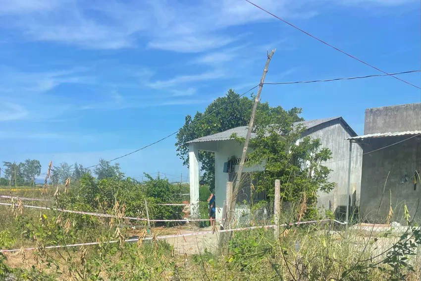 Ngôi nhà xảy ra sự việc đau lòng.
