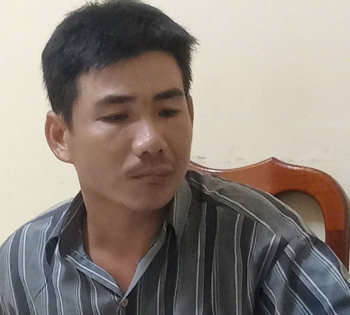Nghi phạm Châu Văn May bị bắt về hành vi giết người tại thị xã Giá Rai, tỉnh Bạc Liêu - Ảnh: Báo Lao Động