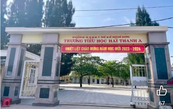 Ngôi trường nơi xảy ra sự việc liên quan tới các khoản thu chi quỹ phụ huynh gây xôn xao - Ảnh: Báo Người Lao Động