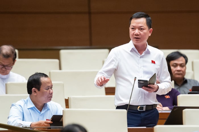 Đại biểu Trịnh Xuân An - Đoàn Đồng Nai - phát biểu