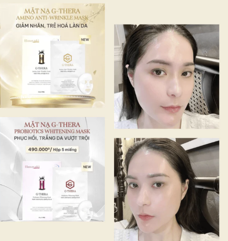  Đây là loại mặt nạ loại 5 miếng hộp 25g. Ảnh: Báo Tuổi Trẻ. 