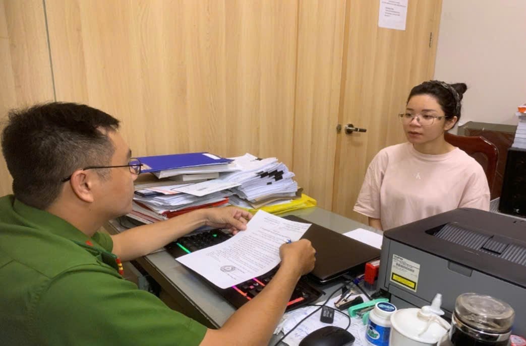 Đối tượng Bùi Thị Thanh Nga tại CQCA