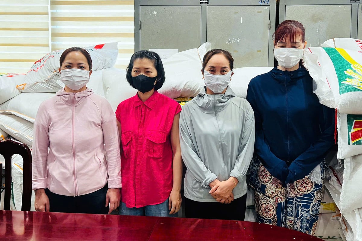 Nhóm đối tượng bị khởi tố.