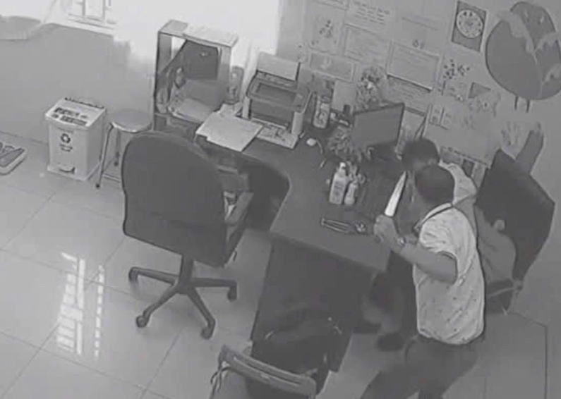 Hiện trường vụ việc.