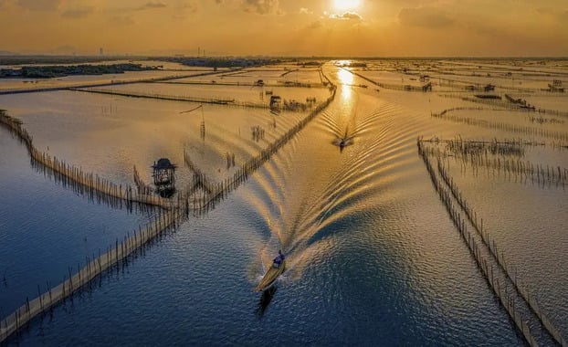 Một góc nhìn đầm phá từ trên cao (Ảnh: Báo Kinh tế môi trường)