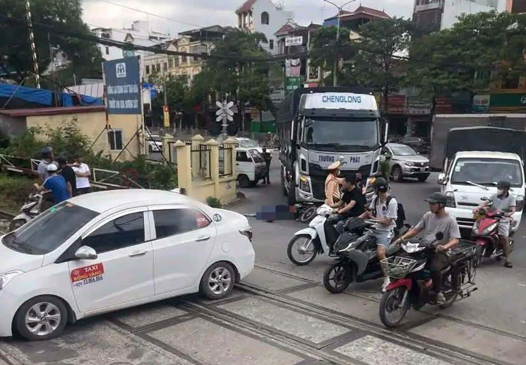 Hiện trường vụ tai nạn tại ngã ba Ngọc Hồi, Phan Trọng Tuệ - Ảnh: VOV