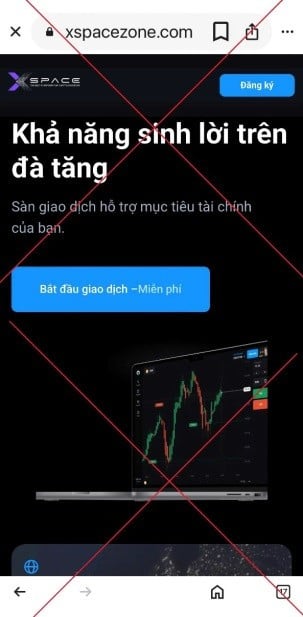 Cảnh giác khi tham gia các sàn tiền ảo có dấu hiệu lừa đảo.