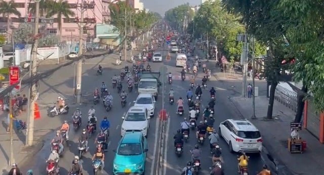 Đường Quang Trung, quận Gò Vấp liên tục xảy ra tai nạn chết người. Ảnh: Báo Thanh Niên.