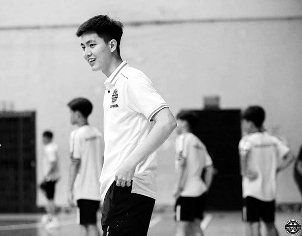 Trần Đặng Thiện trong màu áo Phú Đức Trí FC - Ảnh: Báo Tuổi Trẻ