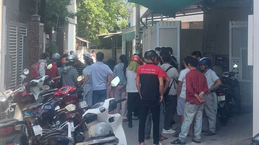 Hiện trường vụ việc đau lòng.