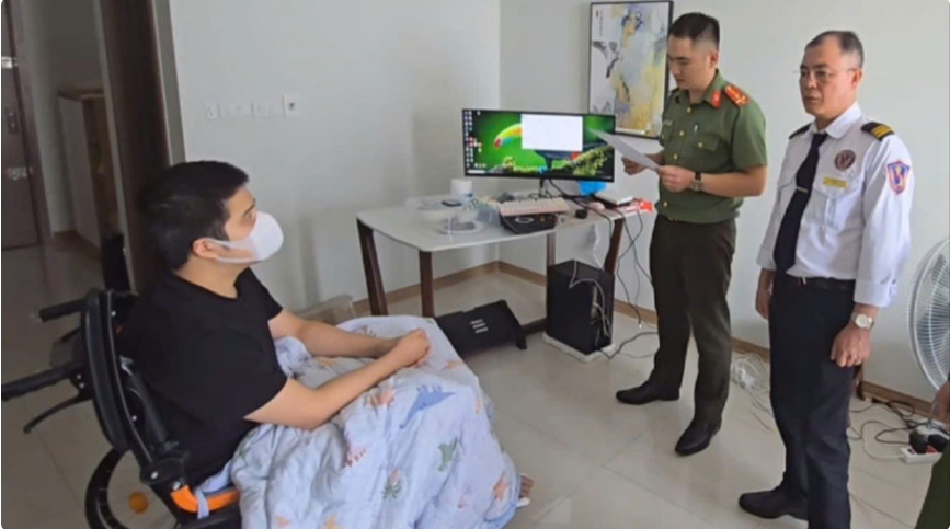 Đối tượng cầm đầu Lê Hữu Minh - Ảnh: Báo Nhân Dân