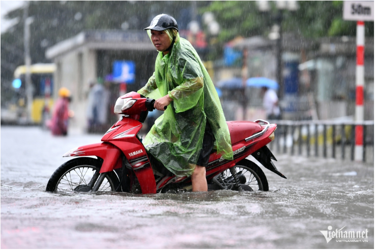 Miền Bắc còn mưa lớn ở nhiều nơi, đề phòng ngập úng cục bộ - Ảnh: VietNamNet