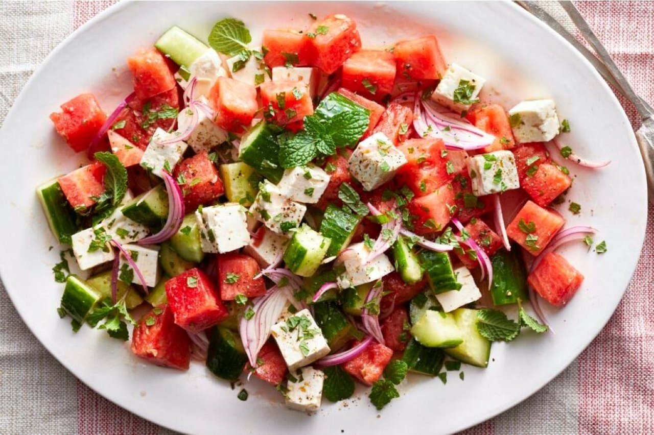 Salad dưa hấu