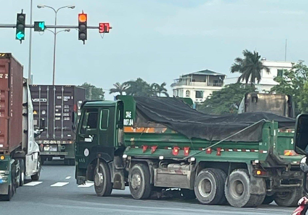 Hiện trường vụ tai nạn.