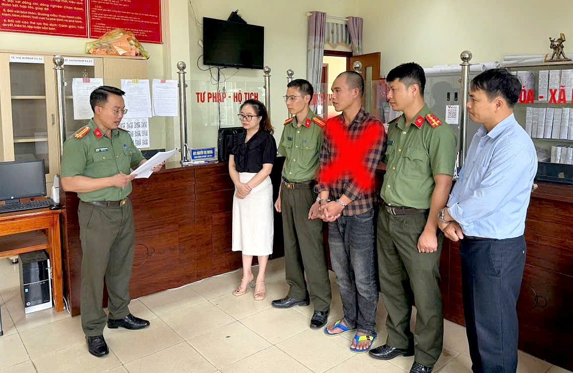 Cơ quan An ninh điều tra ra quyết định khởi tố bị can đối với Lê Văn Thắng.