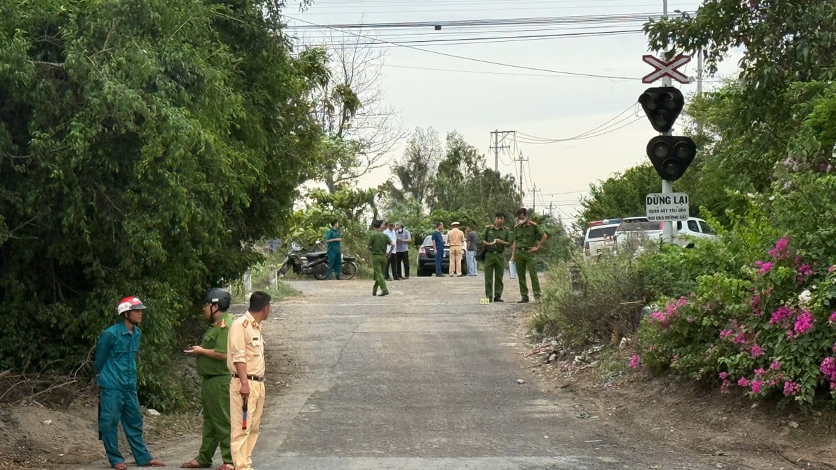Hiện trường vụ tai nạn.