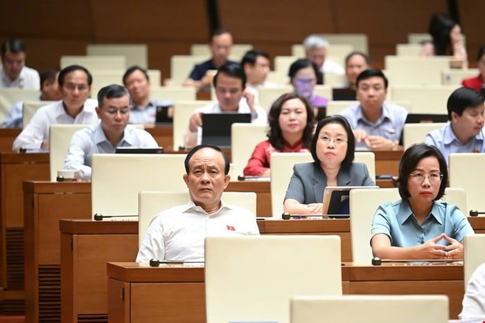 Các đại biểu Quốc hội tại phiên họp