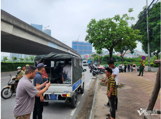Cơ quan công an dựng lại hiện trường - Ảnh: VietNamNet