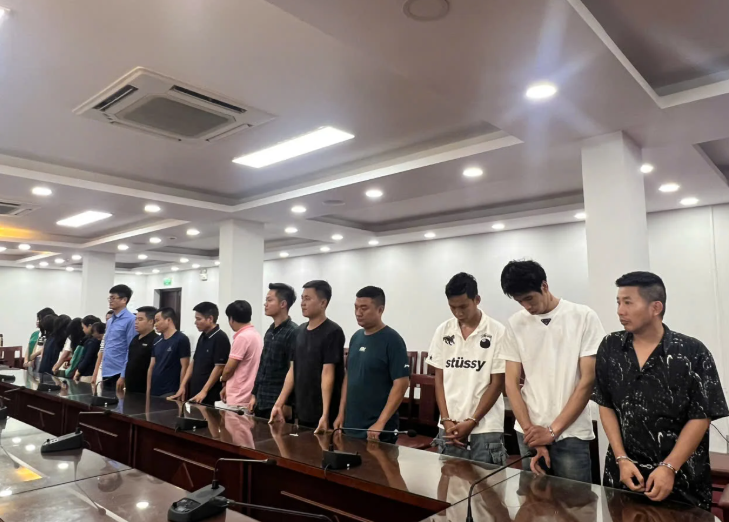 Các đối tượng trong vụ án.