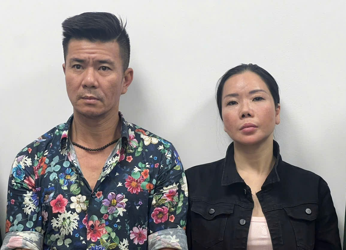 2 Đối tượng Lê Văn Đông và Nguyễn Thị Mai Anh.