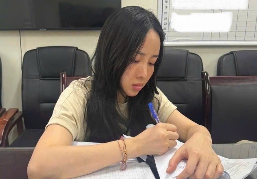 Đối tượng Vũ Nam Phương (tức Vũ Hồng Phúc) (Ảnh Công an Hà Nội)