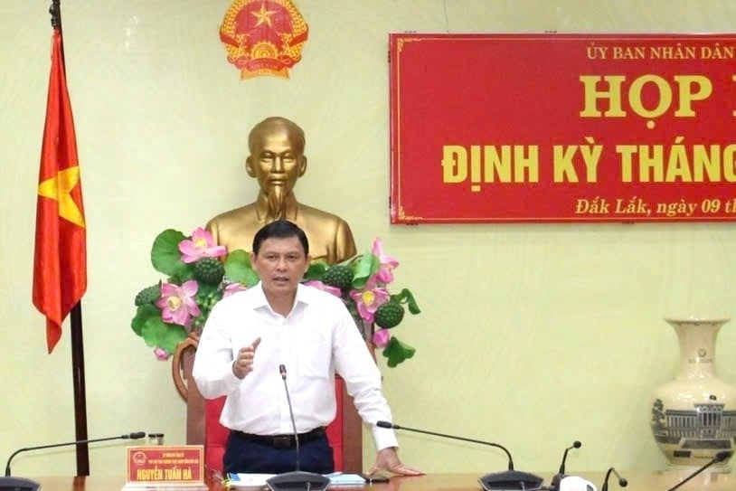 Ông Nguyễn Tuấn Hà trong một cuộc họp báo. Ảnh: TC