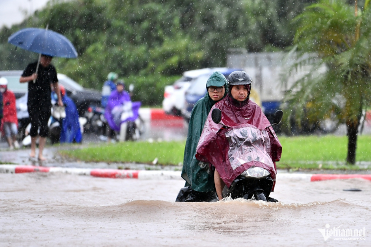 Miền Bắc duy trì mưa lớn ở nhiều nơi, nguy cơ ngập úng - Ảnh: VietNamNet