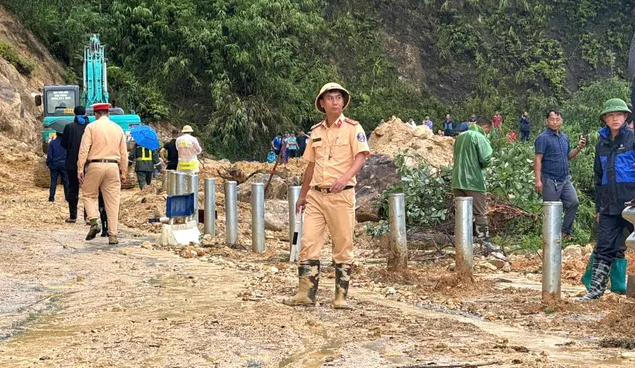  Hiện trường nơi xảy ra sự việc.