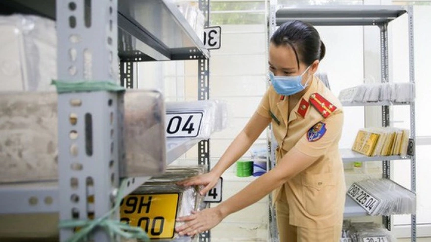 Hướng dẫn đăng ký xe, cấp biển số xe sau ngày 1/7/2025. Ảnh: BCA