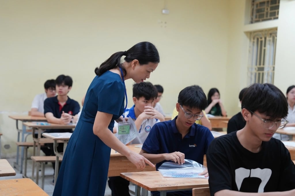 Thí sinh Hà Nội dự thi vào lớp 10 năm học 2025-2026. Ảnh: Khánh Huy