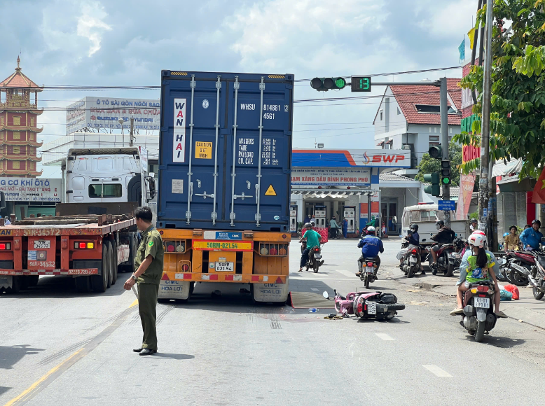 Hiện trường vụ tai nạn - Ảnh: Báo Xây Dựng