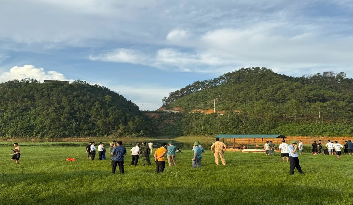 Hiện trường nơi xảy ra sự việc.