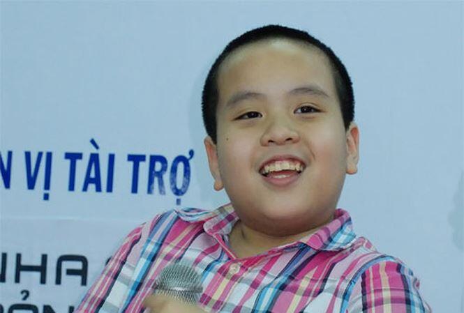 Đỗ Nhật Nam tự tin khi còn rất nhỏ.