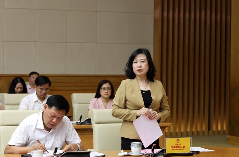 Bộ trưởng Bộ Y tế Đào Hồng Lan. Ảnh: VGP.