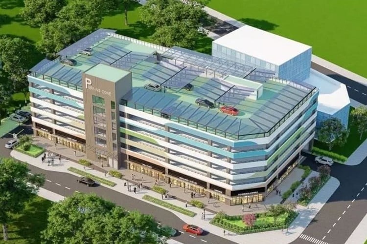  Vinhomes đã triển khai mô hình nhà để xe xanh thông minh GreenHub. Đây là mô hình nhà để xe dành riêng cho ôtô điện đầu tiên tại Việt Nam.