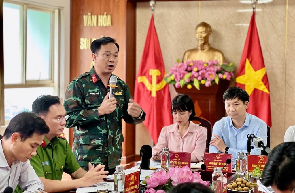 Quảng Ninh họp báo thông tịn vụ đắm tàu du lịch trên vịnh Hạ Long (Ảnh: Hằng Ngần)