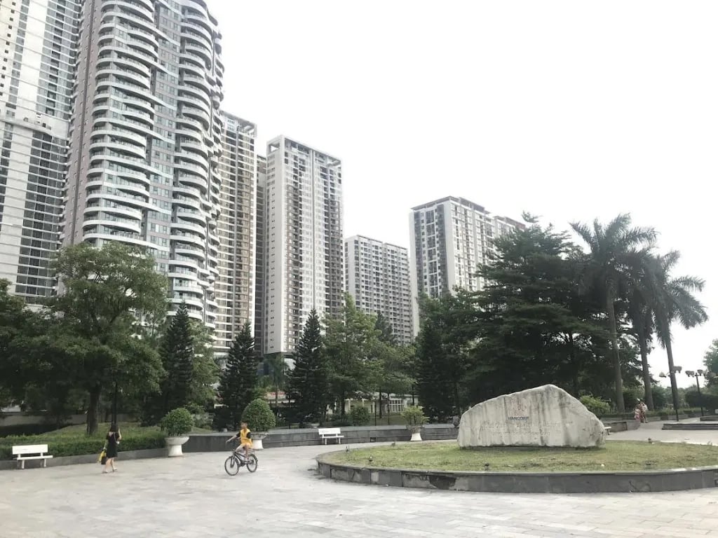 Một góc của Khu đô thị Ngoại giao đoàn, quận Bắc Từ Liêm, Hà Nội. Ảnh: Nguyễn Đăng